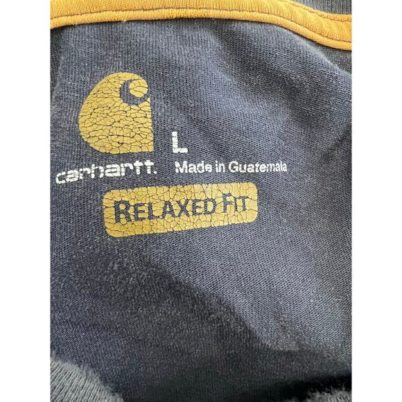 Carhartt Thrashed T-shirt Distress Relaxed Men L Sun-Faded Paint Splatter Grunge - Picture 4 of 5